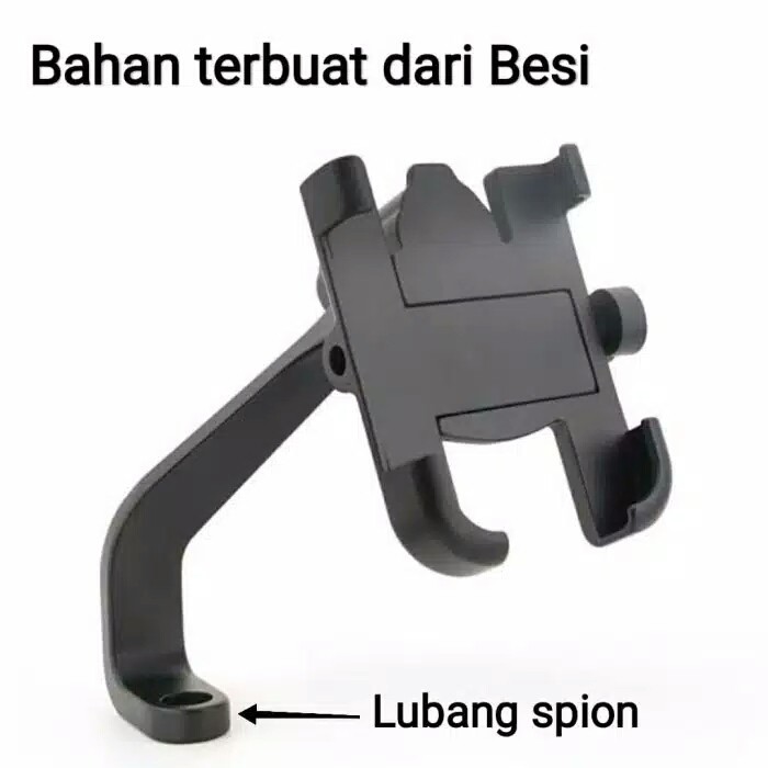 [WS] Holder sepeda/Motor Handphone Holder Handle Bar Metal Holder Universal Holder (MQ888)