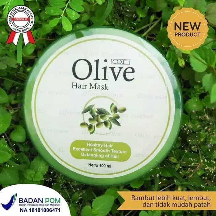 [CEV] MASKER RAMBUT OLIVEOLIVE HAIR MASK ORIGINAL BPOM 100ML