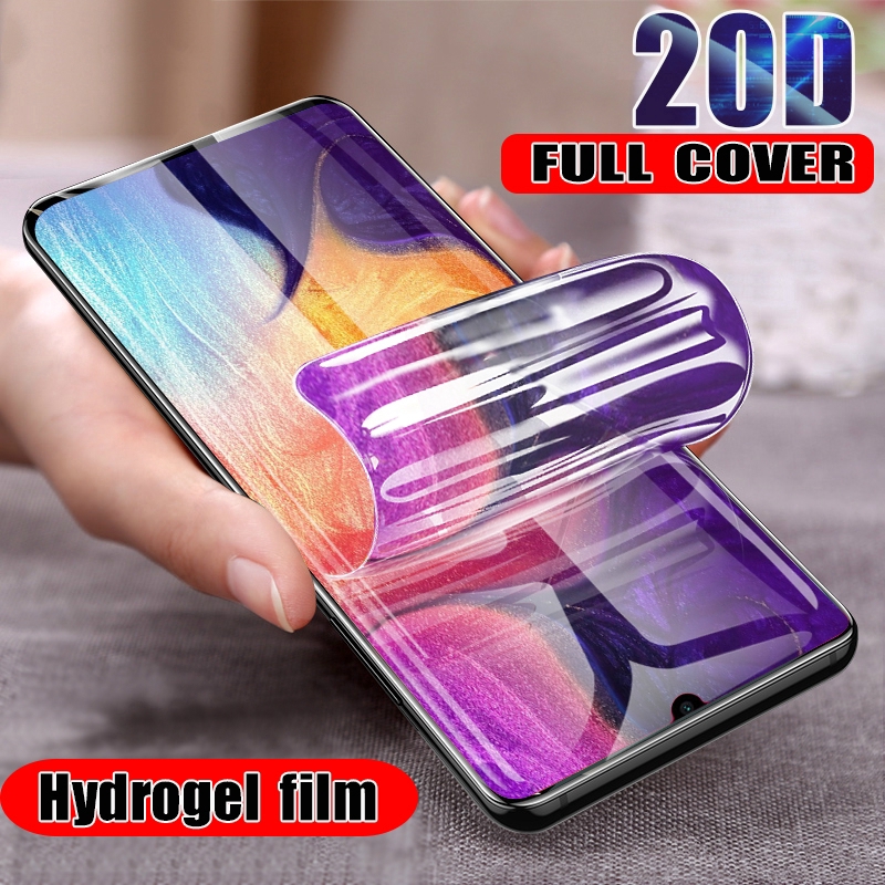 1 Pc,3 Pcs / Film Hidrogel Penutup Penuh / Pelindung Layar Melengkung Penuh / Untuk Samsung Galaxy S20, S20Plus, S20Ultra, Note9, A10, M10, M20, M30, A20, A30, A50, A40, A70, A80, A90