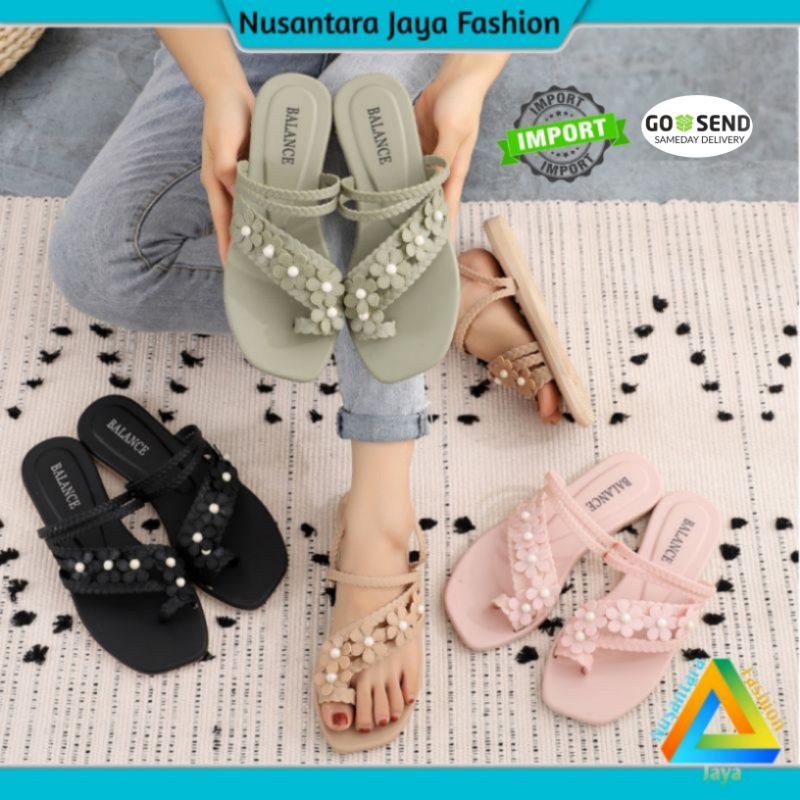 ⚡4.4MEGA SALE⚡Sendal Jepit Wanita Jelly L929 | Sandal Wanita Balance L929 40