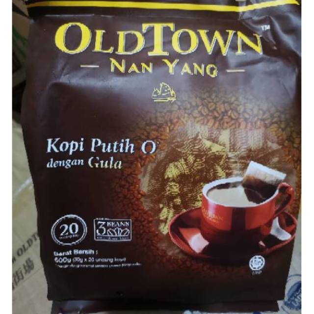 

Old Town Nan Yang White Coffee O With Sugar Added