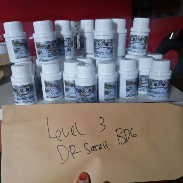 TERMURAH !!! Pelangsing herbal dr sarah level 3 ORI bandung