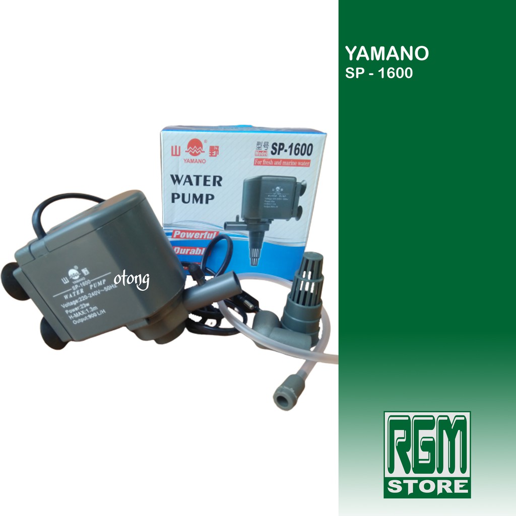 Yamano  SP-1600 sp 1600 water pump mesin pompa air aquarium aquascape murah