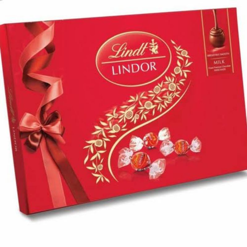 

Lindt Gift Box Milk 168gr Impor