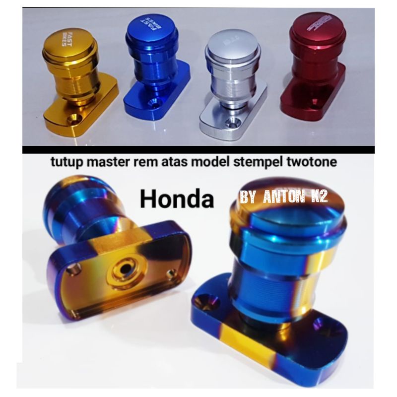 TUTUP MASTER REM/TUTUP MINYAK REM TABUNG ATAS VARIASI AKSESORIS MOTOR  BEAT KARBU/BEAT FI/BEAT STREE
