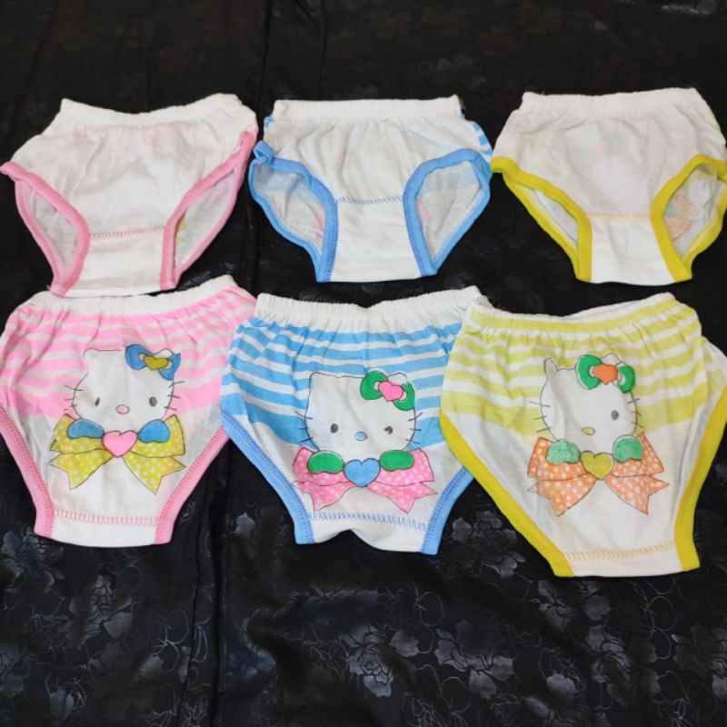 [3pcs] CELANA DALAM ANAK PEREMPUAN / CD /CANCUT ANAK PEREMPUAN MOTIF KITTY MURAH Usia 4-5TH