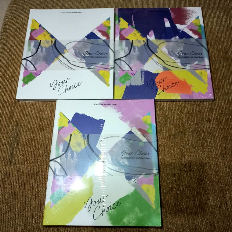 ALBUM KPOP SEVENTEEN YOUR CHOICE SEALED