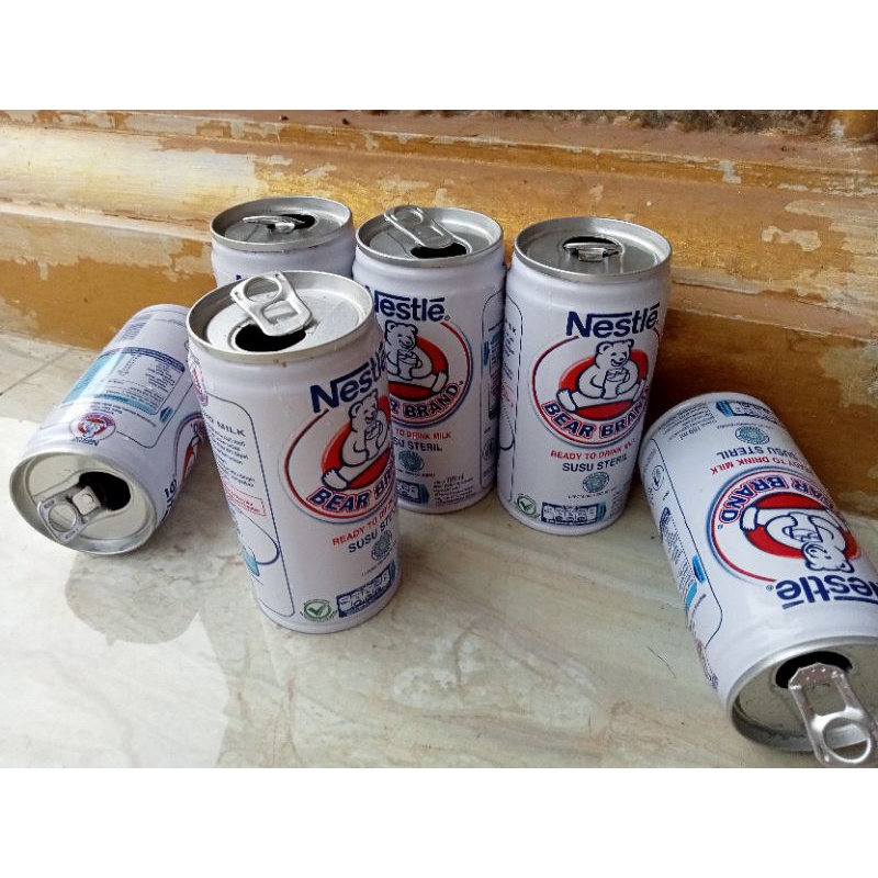 Kaleng bekas bear brand untuk kerajinan tangan harga murah