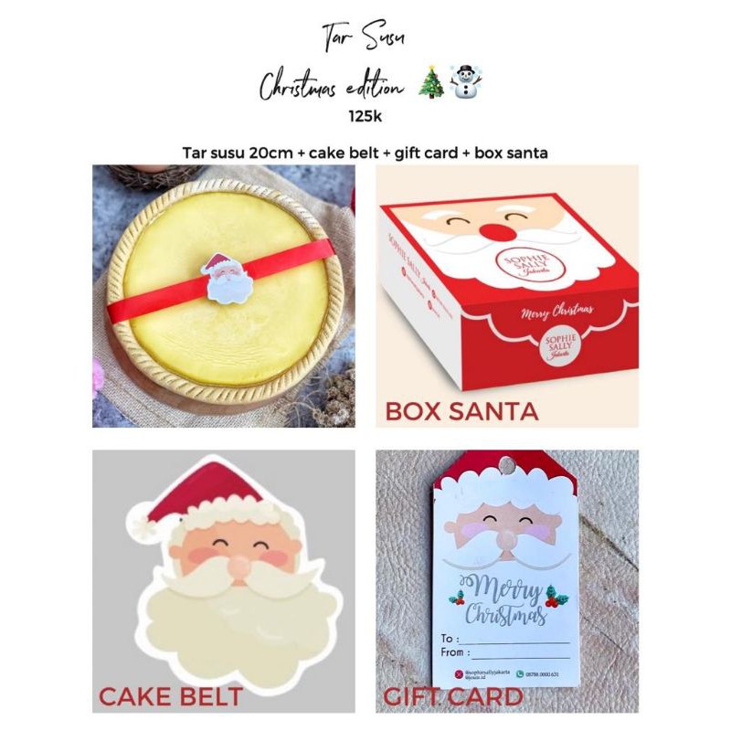 

Tar Susu Christmas Edition / Hampers Paket Natal 2020