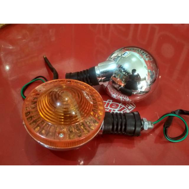 Lampu sein/sein riting RX100 IMPORT bahan ABS cocok buat motor jadul atau trail anda /2pc