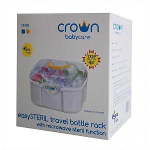 Crown Travel Bottle Rack /  Rak Botol Susu / Crown Portable With Handle CR4138