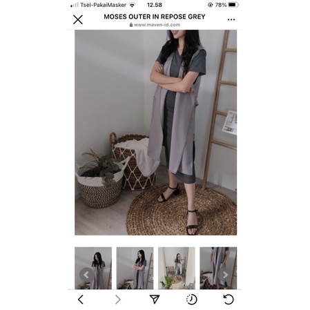Maven Moses Outer in Repose Grey