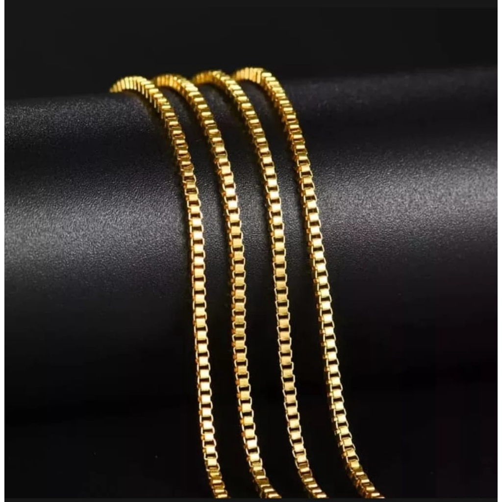 COD KALUNG TITANIUM EMAS/HITAM/SILVER PRIA DAN WANITA MODEL ITALI TERLARIS TERMURAH