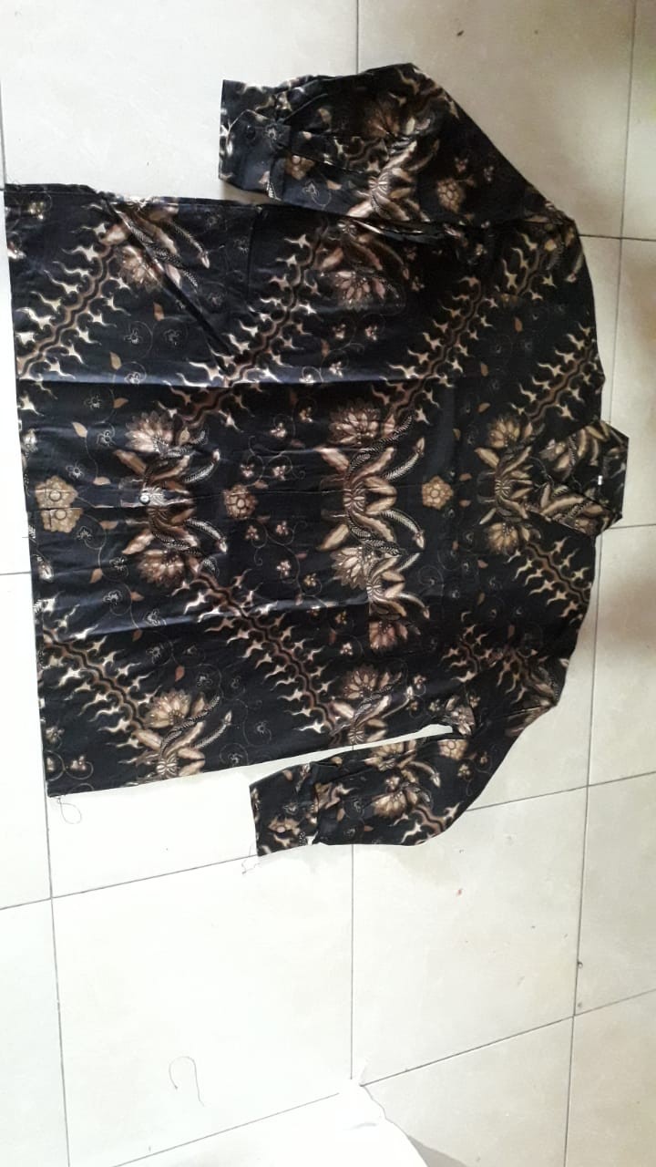 Batik Pria/batik/ Kemeja Batik Lengan Panjang Size M L Xl Xxl Seragam Terlaris