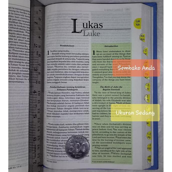 Alkitab Niv Inggris-Indonesia