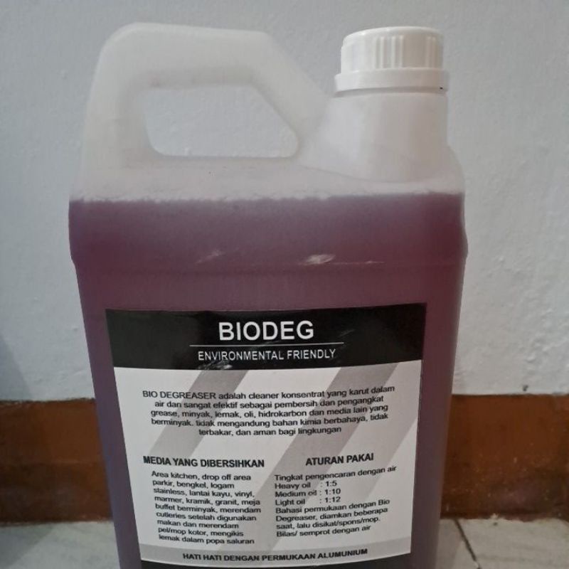 Bio Degreaser - Penghancur Minyak, Oli, Lemak,Kerak Minyak - 5 Liter