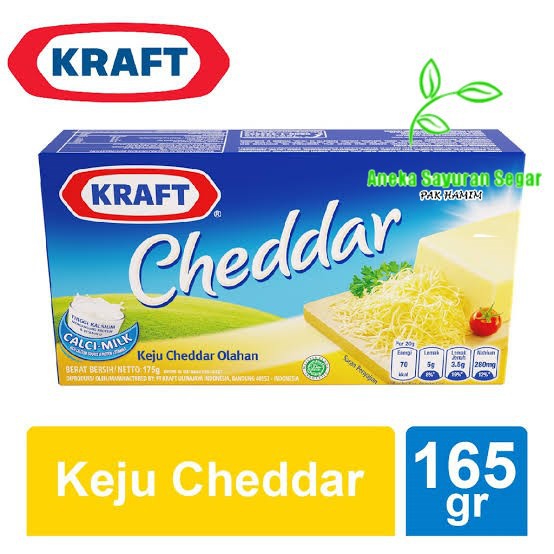 

TERMURAH Kraft Keju Cheddar 165gr - Keju Kraft - Keju Enak