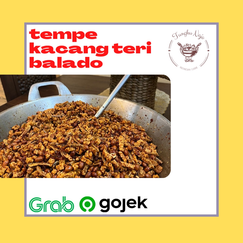 

Tempe kacang teri balado