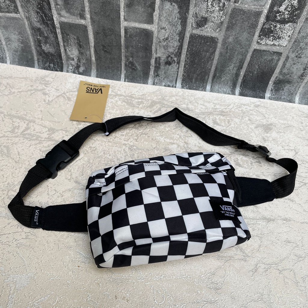 Waistbag Vans Checkerboard / Tas Selempang Tas Pinggang