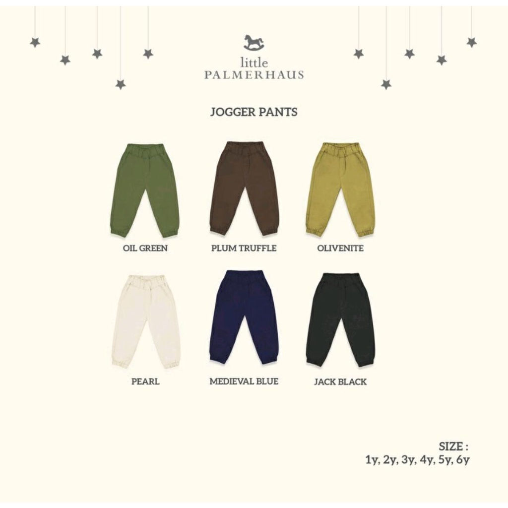 LITTLE PALMERHAUS JOGGER CHINOS PANTS / CELANA JOGGER ANAK