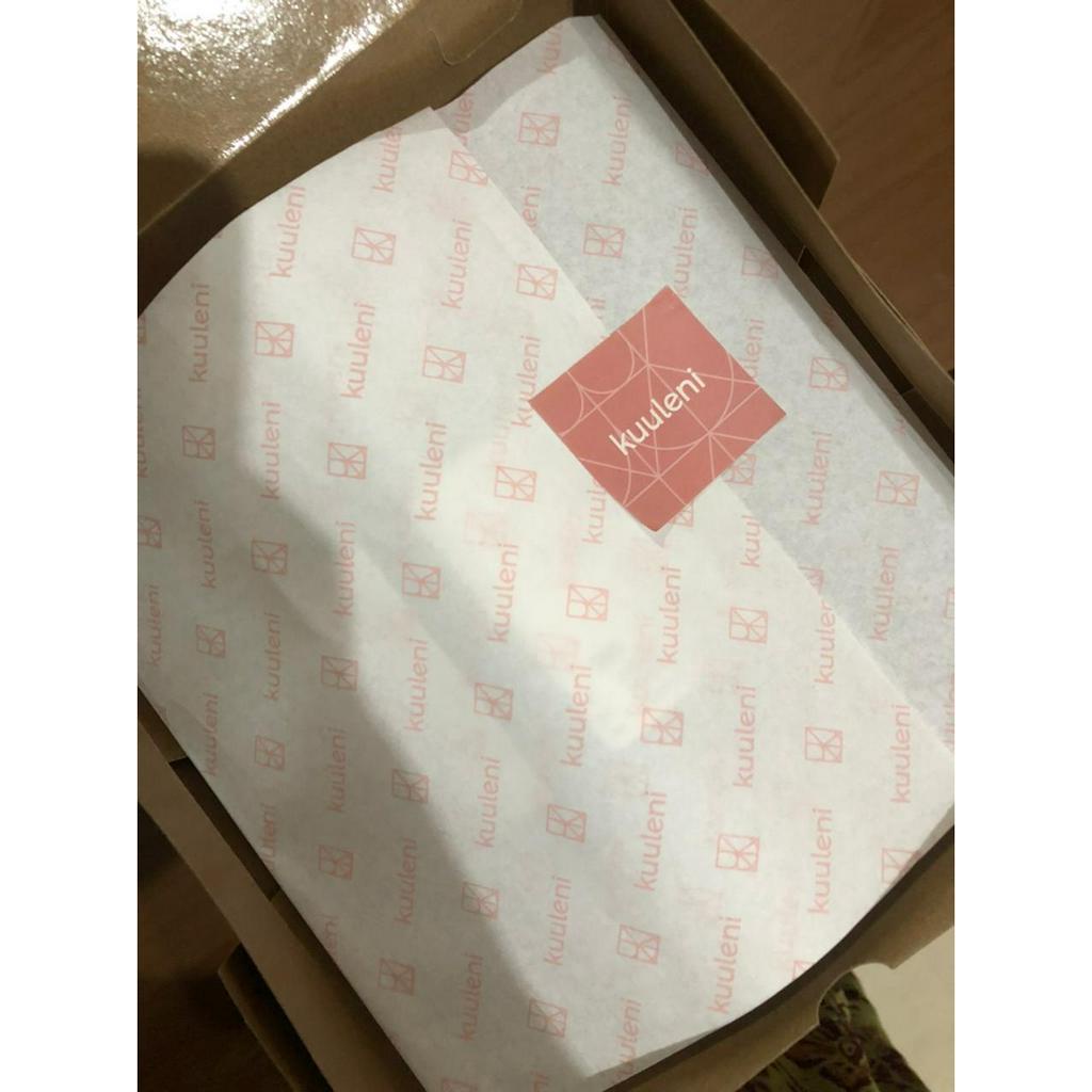 

Custom cetak kertas grease proof 30x30 paper liner greaseproof wrap roti cake box kotak brownies