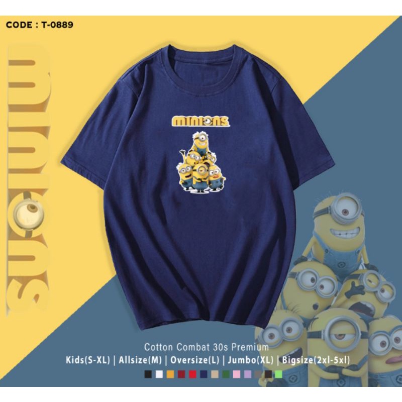 KAOS MINIONS GRUP/TSHIRT KATUN MINIONS GRUP