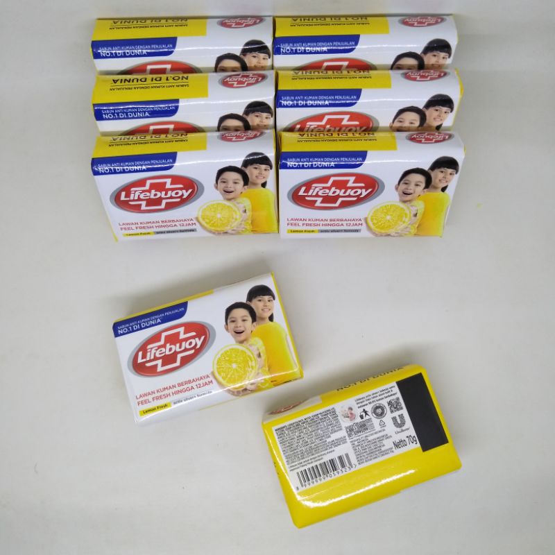 Sabun lifebuoy Lemon Fresh 70g batang | merah, biru, hijau, kuning