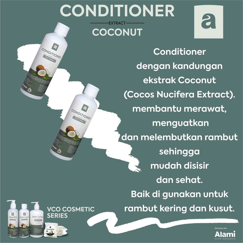 Conditioner Vco Coconut kelapa 250 gr | Alami Alam Indonesia