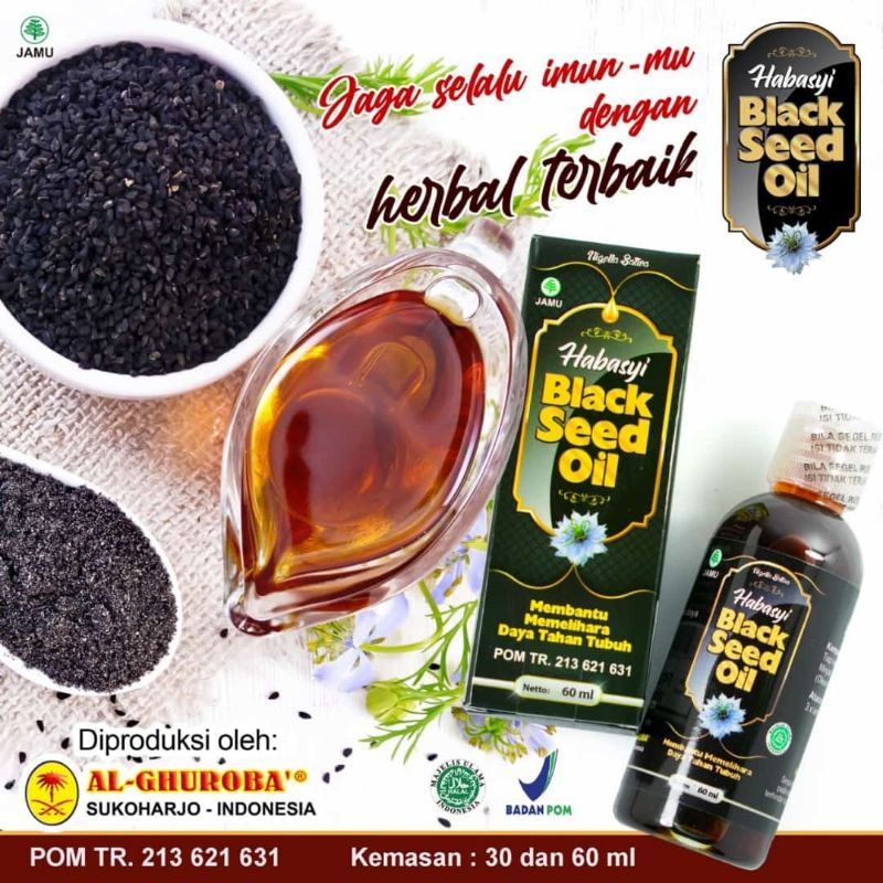 

Minyak Habasyi Black Seed Oil 60ml Al Ghuroba