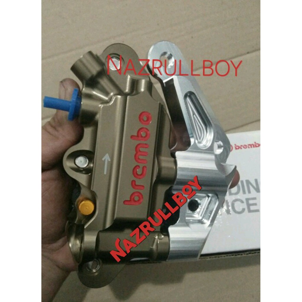 kaliper depan satria fu brembo 4 piston full cnc