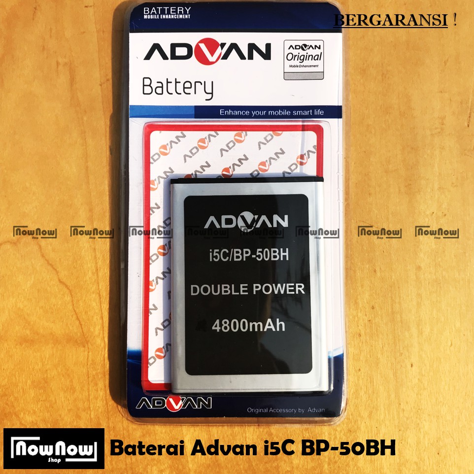 Baterai Advan I5C BP-50BH Original Double Power Batre Batrai Battery HP BP50BH