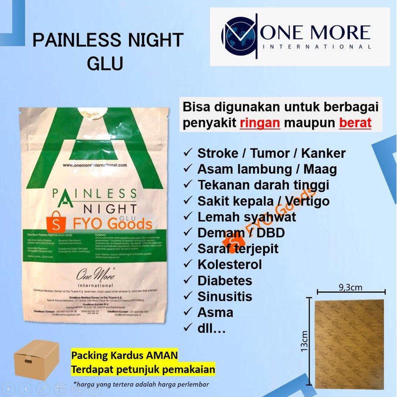 10 Painless Night Glu PNG koyo turkey one more COD GRATIS ONGKIR