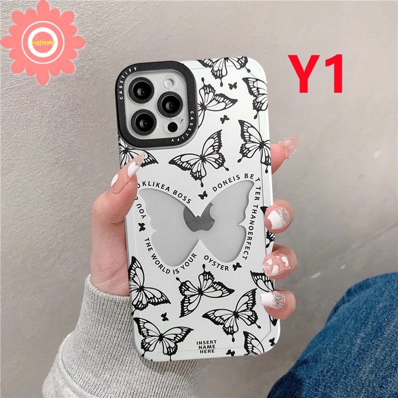 Butterfly Soft Case Tpu Transparan Motif Kupu-Kupu Untuk iPhone 7 8 6 6s plus X XR XS max 11 12 13 pro max SE 2020