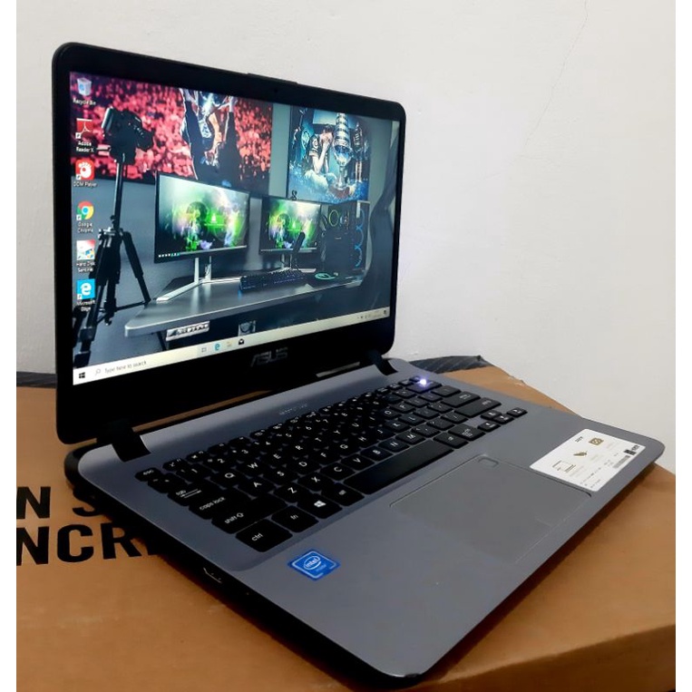 Laptop Asus Vivobook A407MA Finger Print Ram 4 Hdd 1000Gb Mulus Garansi Resmi Sampai Juli 2022