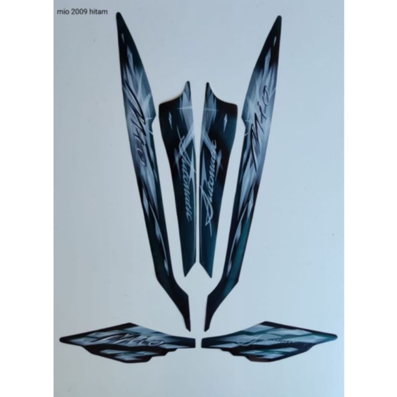 STRIPING MIO SPORTY 2009 HITAM