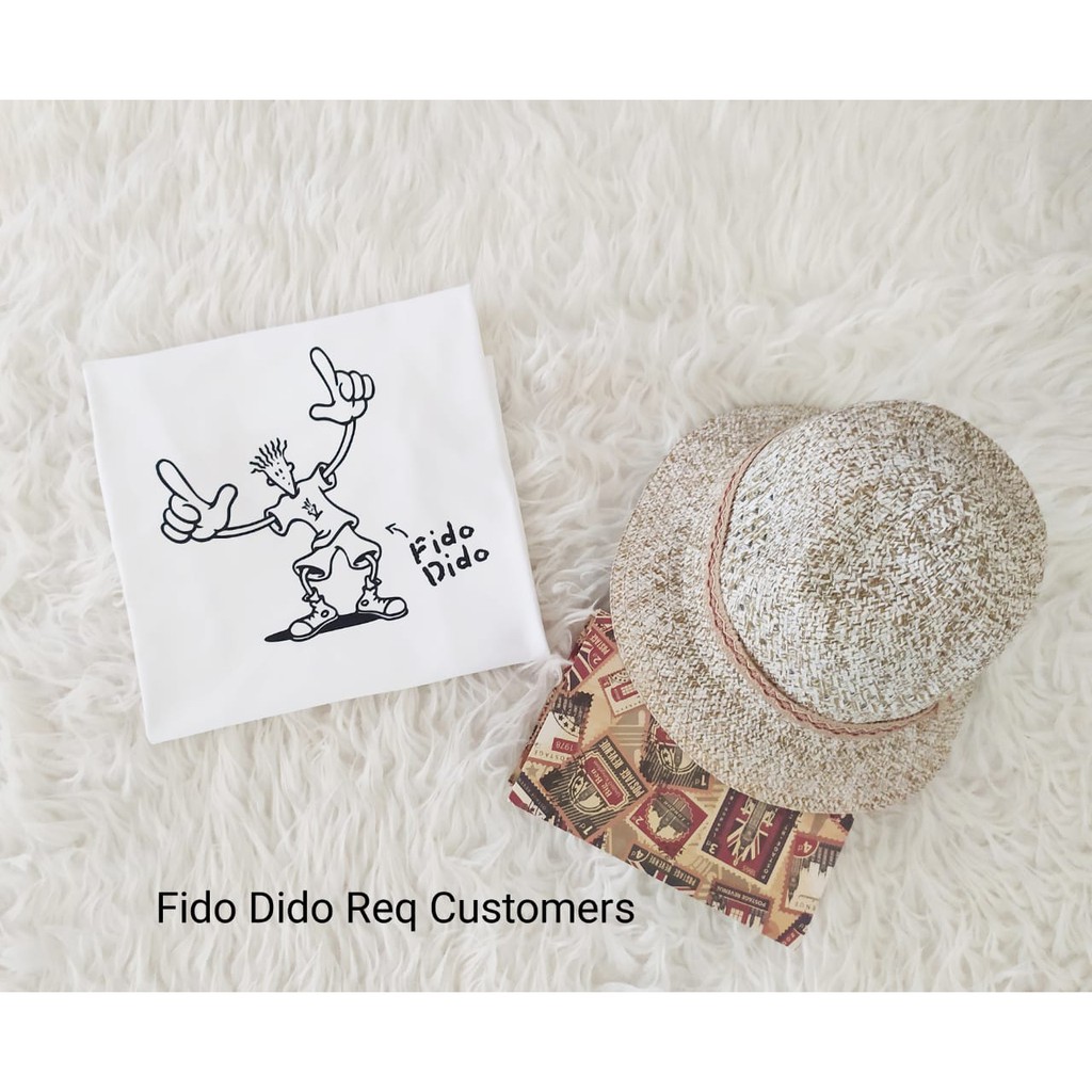 Kaos Fido Dido Best Seller/ Kaos Sablon Fido Dido Terlaris