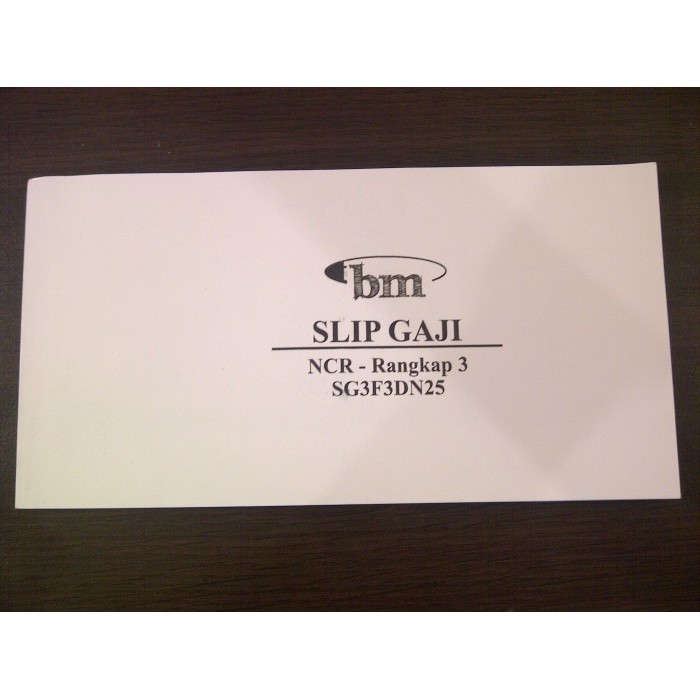 

TBMO SLIP GAJI NCR 2 PLY/3 PLY (BM)