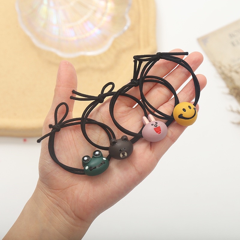 kuciran /karet rambut korea motif lucu