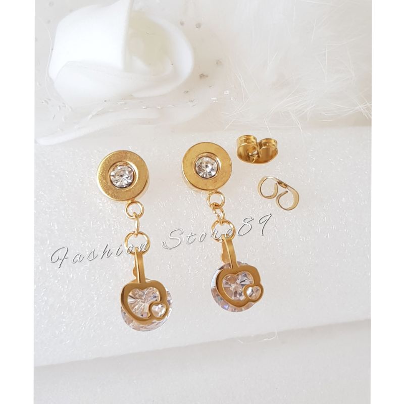 Anting Jurai Titanium model anting tusuk jurai Titanium fashion dewasa antikarat bestquality