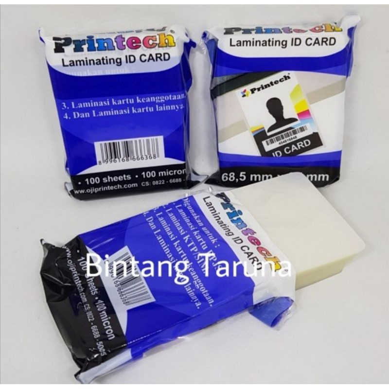 

PRINTECH Laminating Film Pouch / Plastik Laminating ID Card