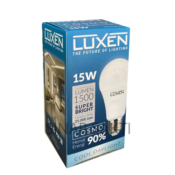 LUXEN LAMPU LED BOHLAM 15W CDL / LUXEN LAMPU LED BOHLAM 14W WW