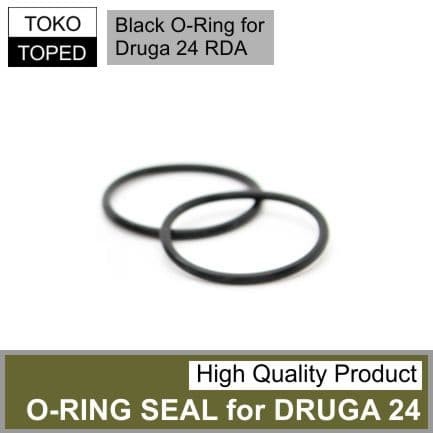 Black O-Ring Seal for DRUGA 24 RDA | 24mm karet silicon sil