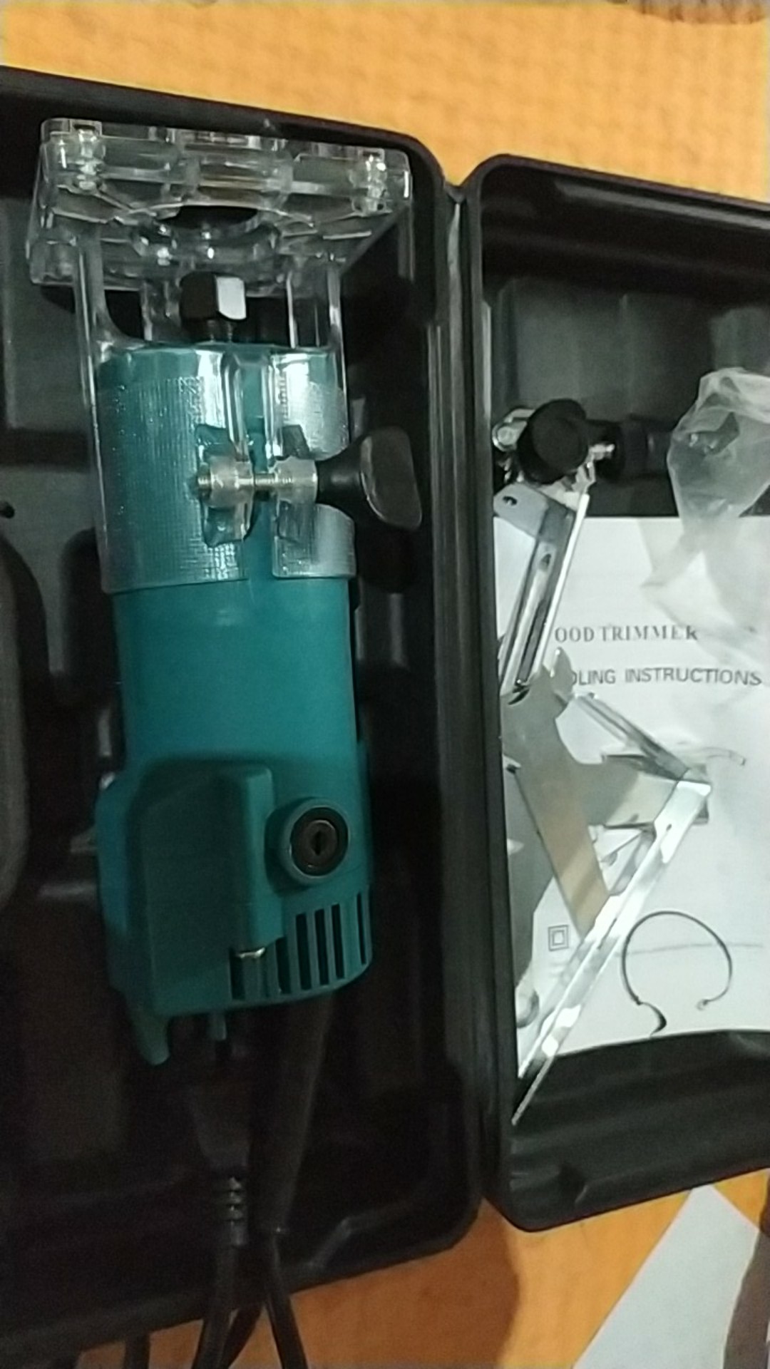 Mailtank Sh134 Wood Trimmer 6mm 1/4 Inchi Mesin Router Profil List Kayu Trimer Ruter Set