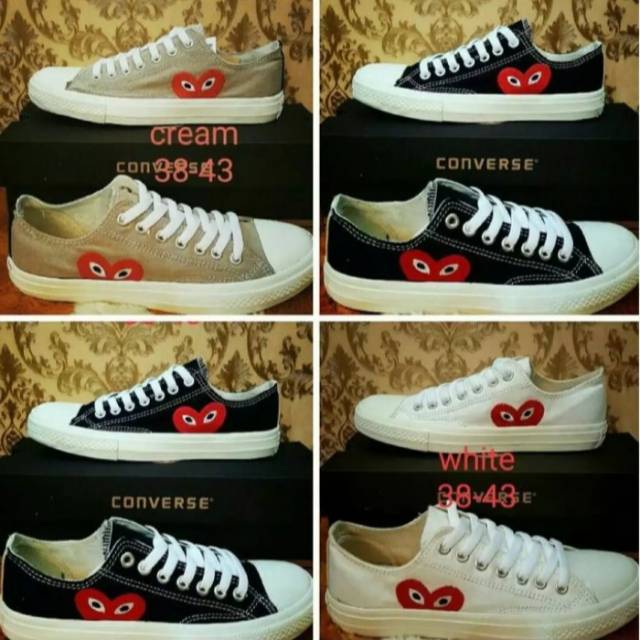 SEPATU CONVERSE PLAY CDG