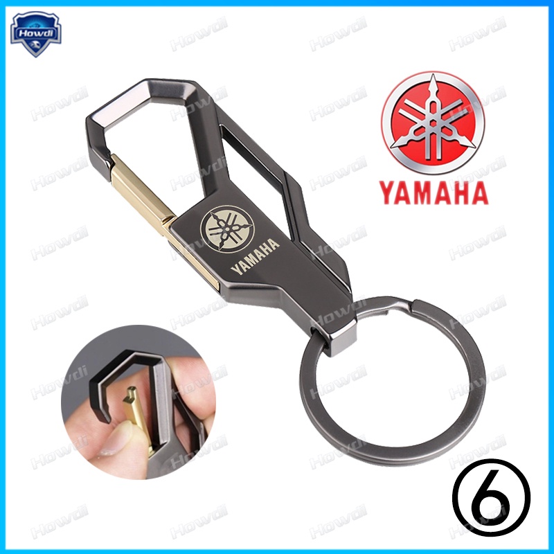 Set Gantungan Kunci Bahan Alloy Dengan Logo Yamaha