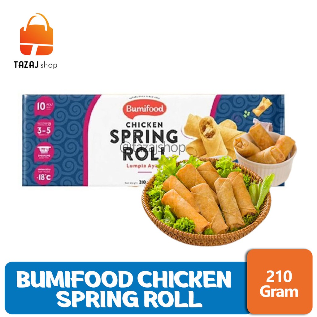 

Bumifood Chicken Spring Roll ( Lumpia Ayam ) - 210 Gram
