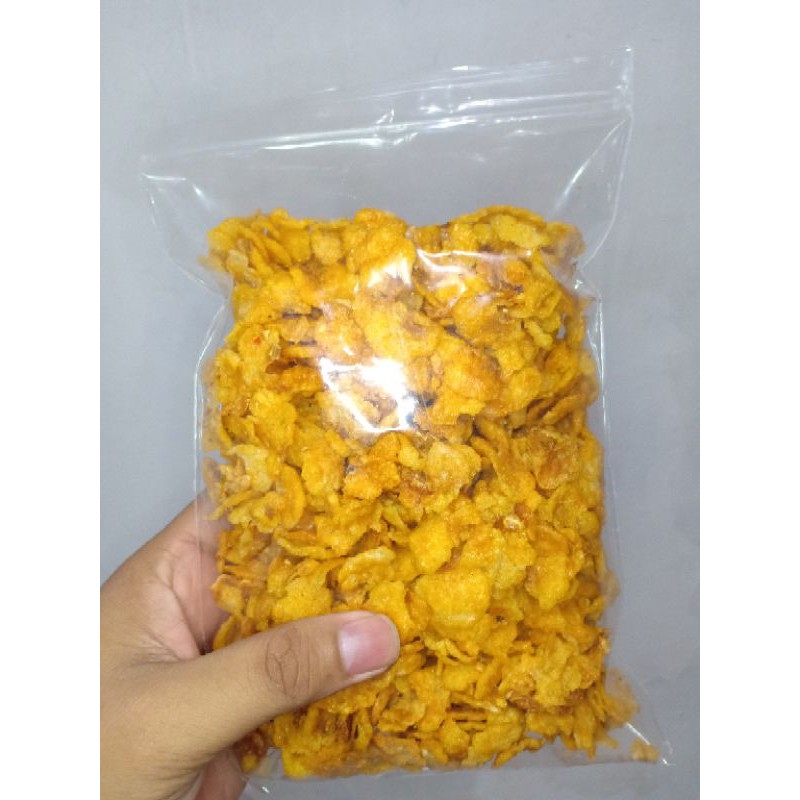 

Kripik Jagung Geprek Pedas Manis