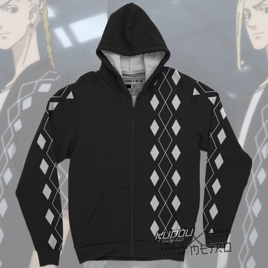 Jaket Draken V2 Fullprint Anime Manga Tokyo Revengers Unisex