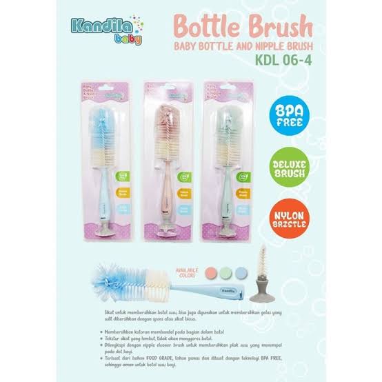 Kandila Baby Bottle Brush W Suction Cup