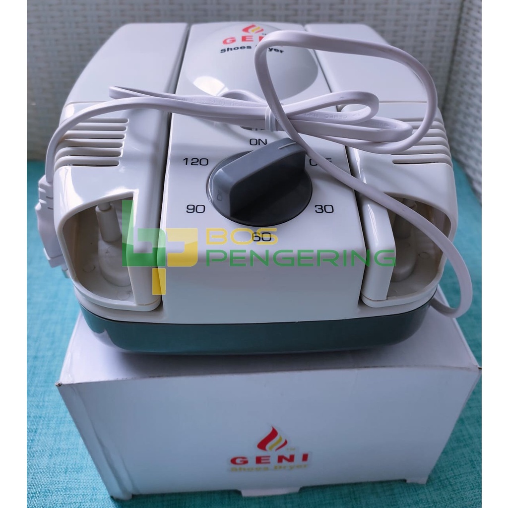 Mesin Pengering Sepatu &amp; Helm Merk Geni T3A-280 Ionizer Anti Bakteri